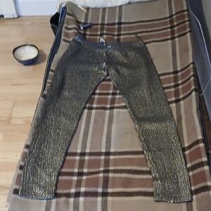 Sage Green Patterned Pants